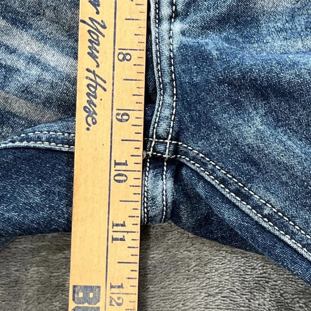 Buffalo David Bitton Evan-x Basic Slim Stretch Jeans Blue Acid Wash 32x32 Mens